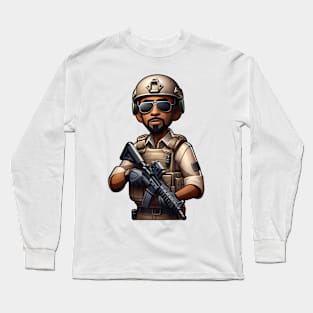 Tactical Man Long Sleeve T-Shirt